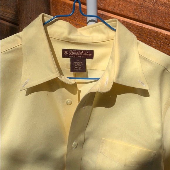 Yellow men’s button down - Picture 2 of 4